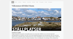 Desktop Screenshot of halsohamn.se